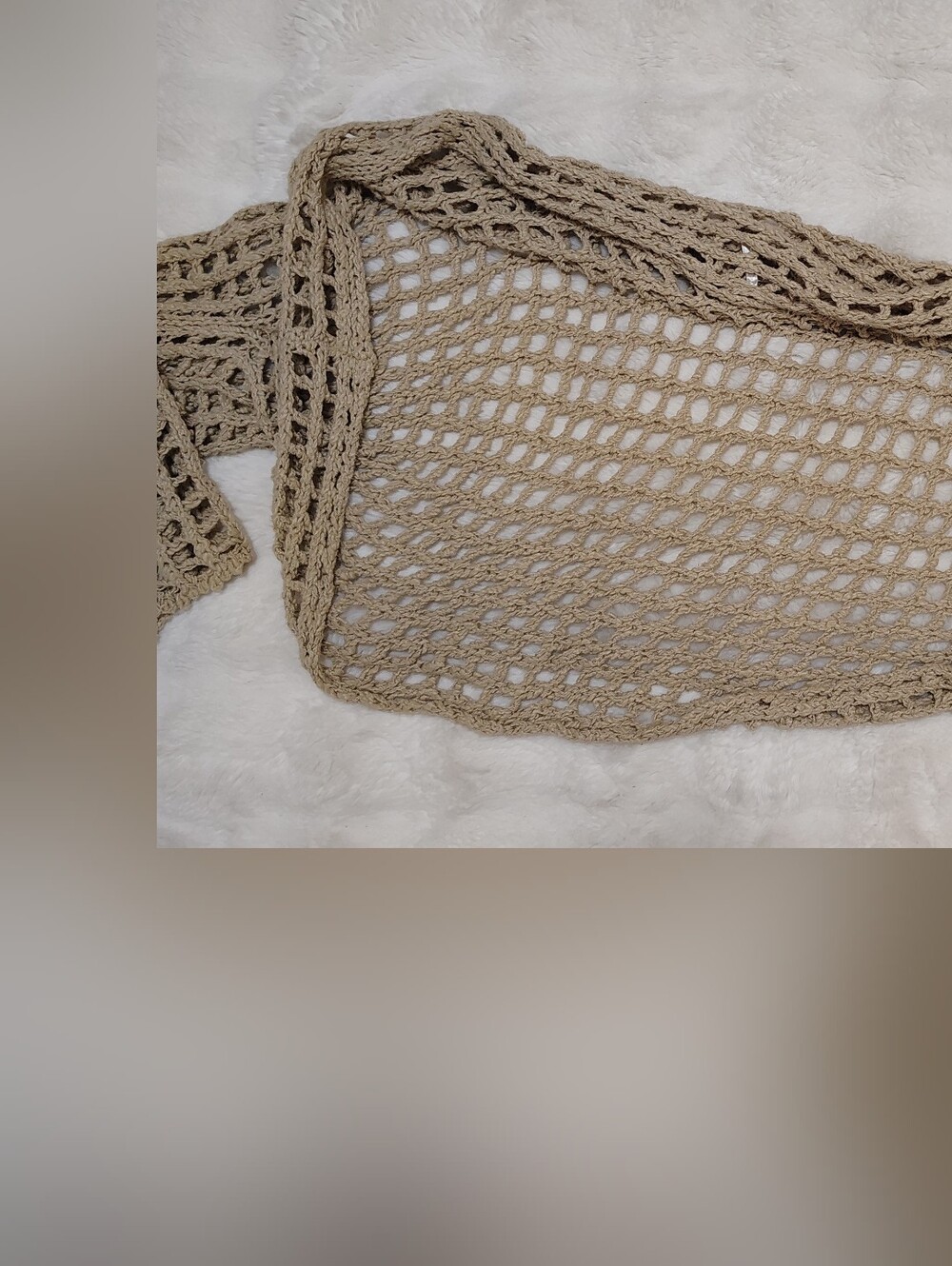 Free People Off The Shoulder Crochet Cardigan - Picture 9 of 9